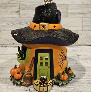 Partylite Halloween Witch House P8607 Tealight Candle Holder
